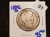 Better Date 1896-O Barber Half Dollar