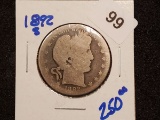 Key 1892-S Barber Half Dollar