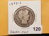 Better Date 1898-S Barber Half Dollar