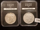1922-S and 1923-S Peace Dollars