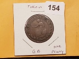Great Britain penny token