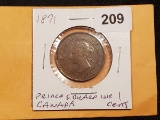 1871 Prince Edward Island 1 cent