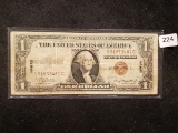 One Dollar Silver Certificate Hawaii Issue Brown Seal not