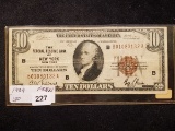 1929 National Currency Brown Seal $10