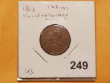 1863 Knickerbocker Currency token