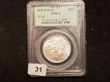 PCGS 1939 Arkansas Commemorative half-Dollar in MS-64