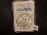 2011 American Silver Eagle in MS-69