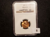 NGC 1958 Wheat cent in MS-66 RED