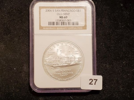 NGC 2006-S San Francisco Old Mint Commemorative Silver Dollar
