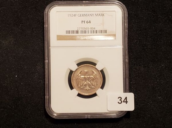 NGC 1924-F Germany mark in Proof 64
