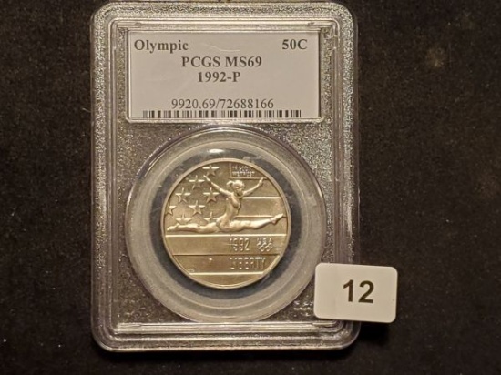 PCGS 1992-P Olympic Commemorative Half Dollar MS-69