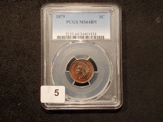 PCGS 1879 Indian Cent Mint State 64