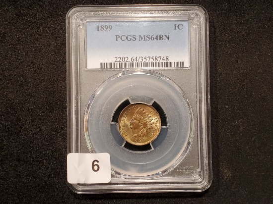 PCGS 1899 Indian Cent Mint State 64