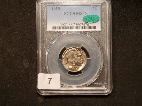 **Highlight** GEM PCGS 1915 Buffalo Nickel Mint State 66