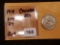 High grade 1919 Canada 25 cents About Uncirculated plus