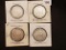 Four silver 1934 and 1935 Germany 5 reichsmarks