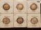 Six silver better grade German marks