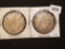 1933 and 1934 France 20 francs silver coins
