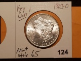 ***AUCTION HIGHLIGHT*** KEY DATE 1903-O Morgan Dollar Mint State 65