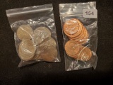 Two bag of world coins