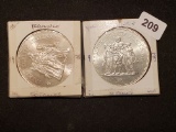 1978 and 1979 France silver 50 francs