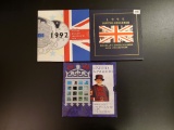 Three fancy United Kingdom Coin Sets