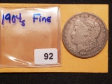 Better 1904-S Morgan Dollar Fine
