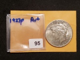 1927 Peace Dollar About Uncirculated +