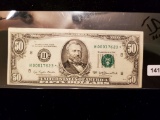 Cool Fifty Dollar Star Replacement note!