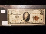 Neat Ten Dollar National Currency