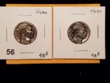 Two Cool Hand-Carved Hobo Nickels
