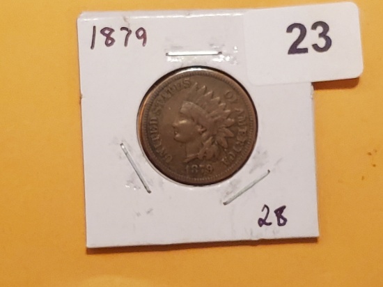 1879 Indian Cent in Fine