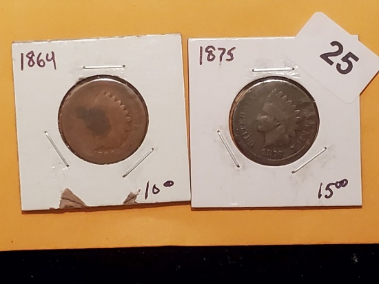 Two Better Date Indian Cents