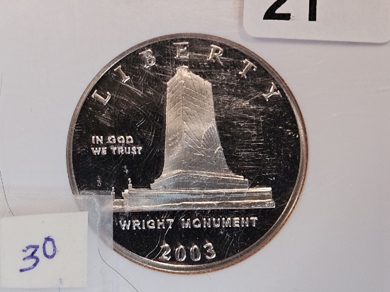 GEM! NGC 2003-P First Flight Commemorative Half Dollar
