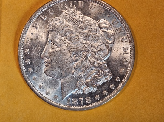 Brilliant Uncirculated 1878 Morgan Dollar