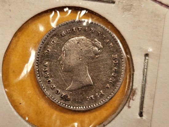 1838 Great Britain silver 2 pence