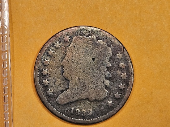 1832 Classic Head Half-Cent