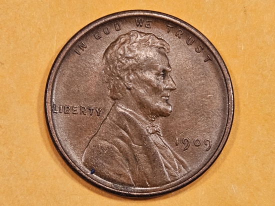 1909 VDB Wheat cent