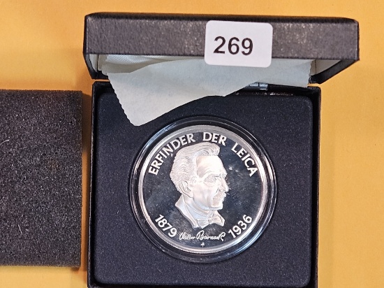 Very Cool Franklin Mint Proof Deep Cameo Silver Medal