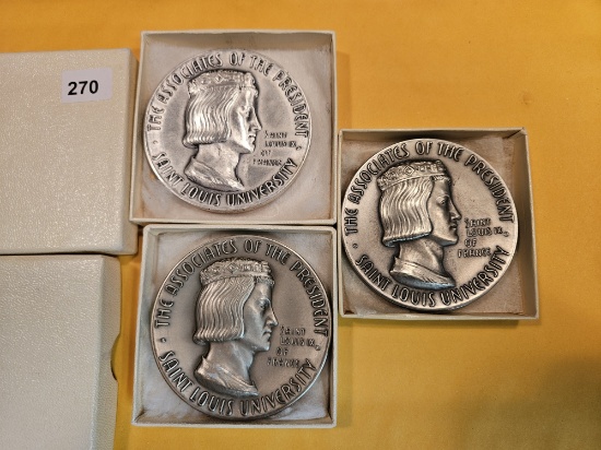 Three cool Medallic Arts Medals