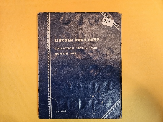 Better 1909 through 1940 Lincoln Wheat cent album