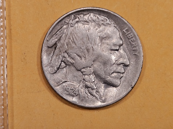 1924 Buffalo Nickel in Extra Fine - 45