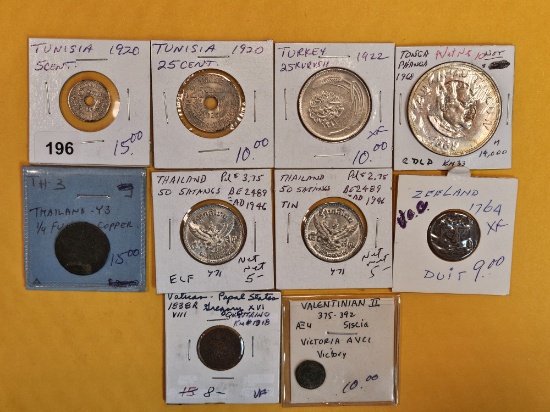 Ten more fun mixed World Coins