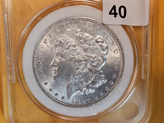 GSA 1897 Morgan Dollar in Mint State 66