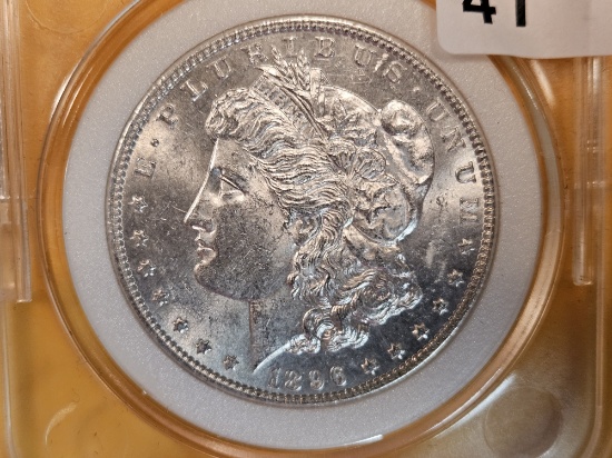 GSA 1896 Morgan Dollar in Mint State 66