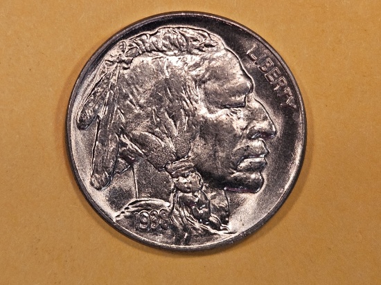 GEM Brilliant Uncirculated 1938-D Buffalo Nickel
