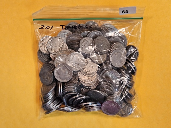 Two Hundred One Buffalo Nickels