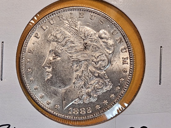 Brilliant Uncirculated 1882 Morgan Dollar