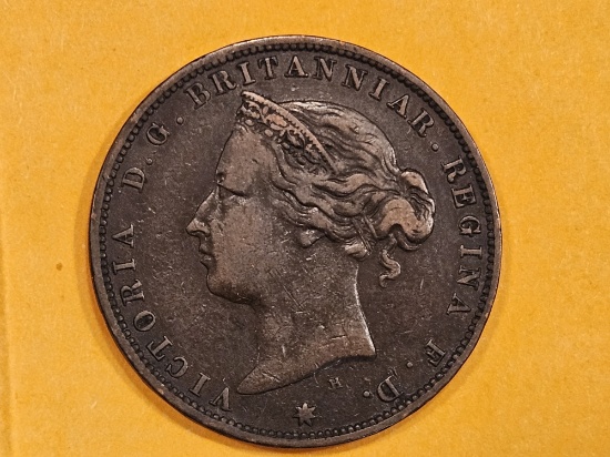 1877 Jersey 1/24 shilling