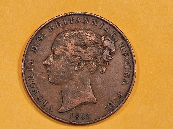 1858 Jersey 1/13 shilling